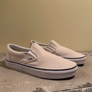 VANS slip ons - cream